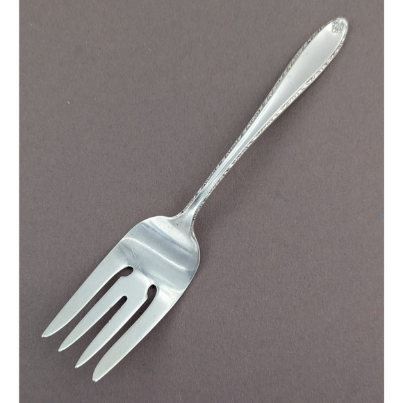 Alvin Southern Charm Sterling Silver Cold Meat Serving Fork 7-1/4" No Mono 54g - Picture 1 of 8